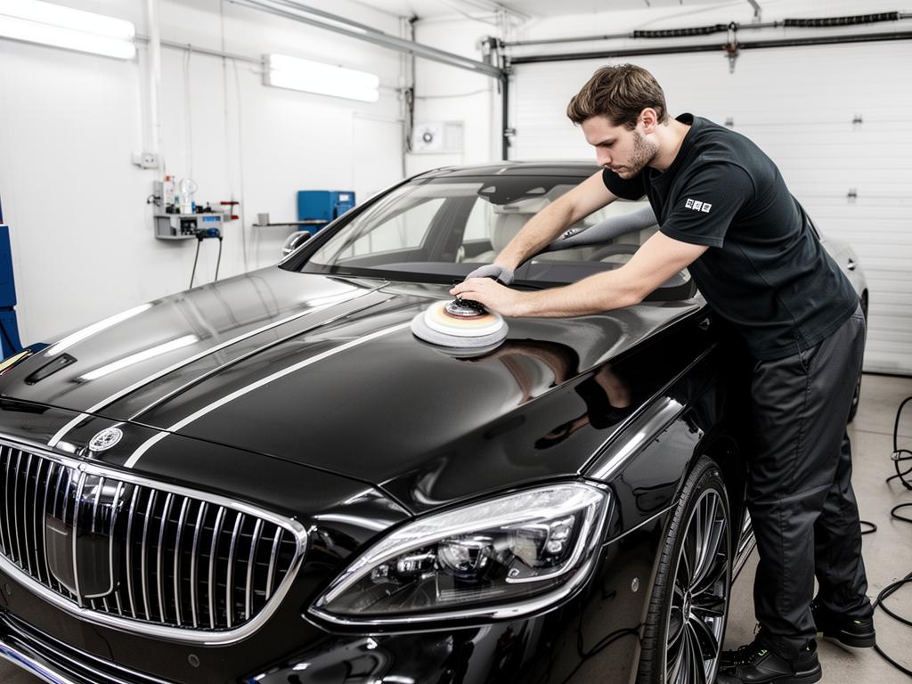 Auto Detailing Marketing professional at work